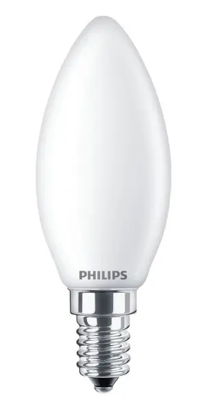 PHILIPS CorePro LED Candle Bulb B35, E14, Frosted, 2700K, 250lm - 2.2W