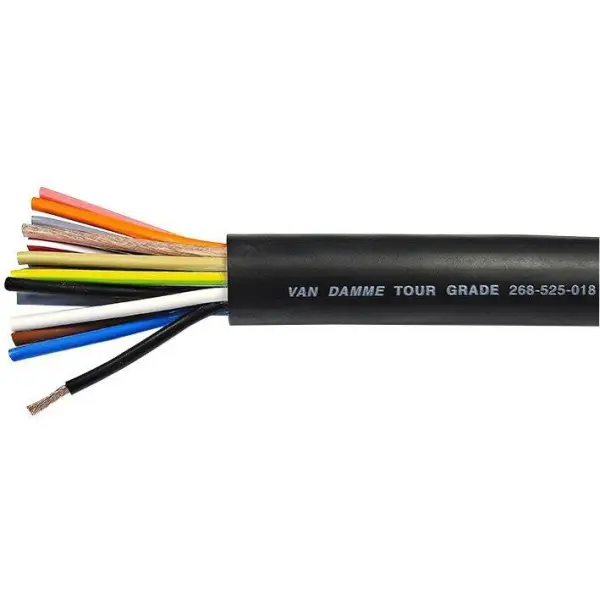 Van Damme Black Series Tour Grade Multicore Speaker Cable 18 x 2.5mm