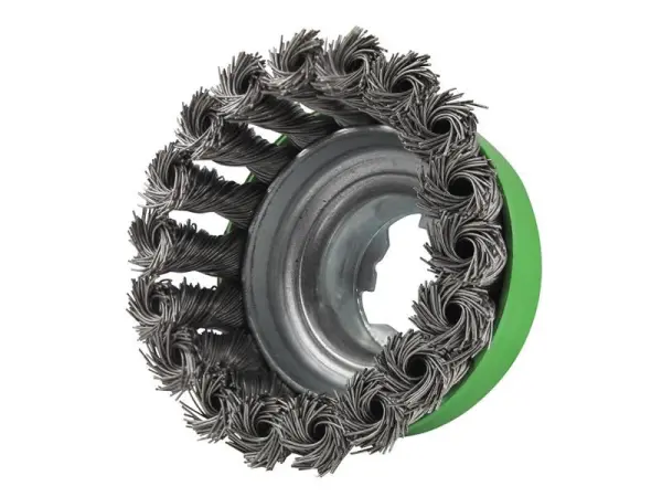 Faithfull X-LOCK Scuab Chiorcáin Sreang, 75mm, Cruach Dhosmálta, Feistíocht M14