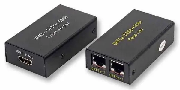 PRO SIGNAL - Penghantar HDMI melalui Kabel Cat5e/6, Julat 25-45m