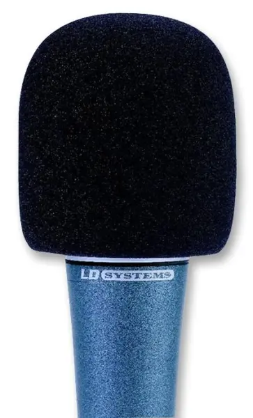 Bouclier anti-vent pour microphone LD SYSTEMS, Mousse, 40-50mm, Noir