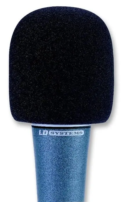 LD SYSTEMS - Mikrofon-Windschutz, Schwarz, für 40-50mm Ø