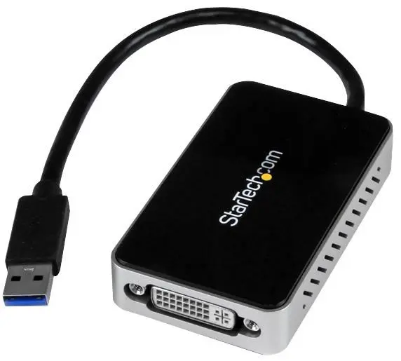 STARTHECH Adattatore USB 3.0 a DVI con Hub USB, 1920x1200