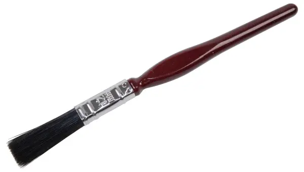 Fit For The Job 0.5 inch (13mm) Pure Bristle Paint Brush Wood Handle