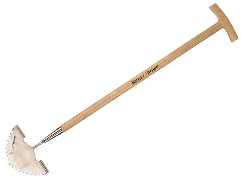 Kent & Stowe - Dresse-bordure en acier inoxydable, manche en frêne FSC®, 1000mm