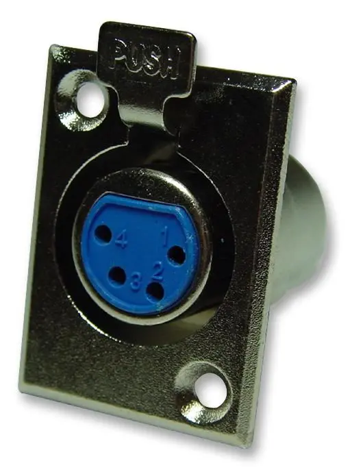 ELECTROVISION 4-Pin XLR Chassis Socket