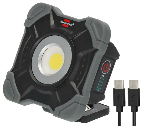 Brennenstuhl SH 1000 MAC Rechargeable LED Work Light, 10W, 6500K, 1000lm