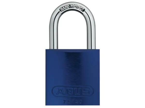 ABUS 72/40mm Aluminium Padlock, Blue, Keyed Alike TT60121