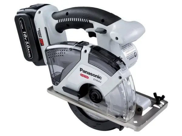 Panasonic EY45A2LJ2G 135mm 18V Circular Saw with 2 x 5.0Ah Batteries