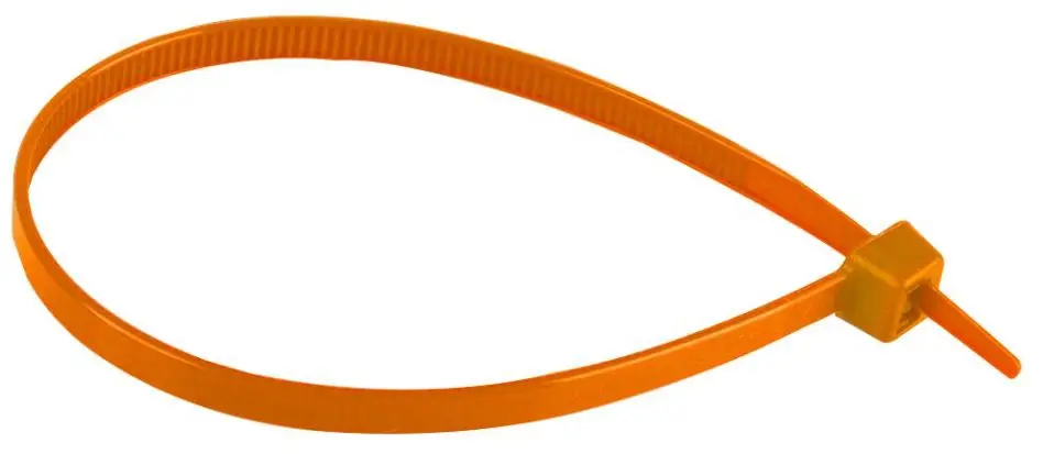 CONCORDIA TECHNOLOGIES Orange Cable Ties 160mm x 4.6mm, 100 Pack