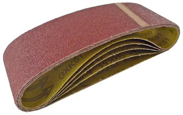 TOOLPAK 80 Grit Sanding Belt, 5 Pack - 75mm x 533mm