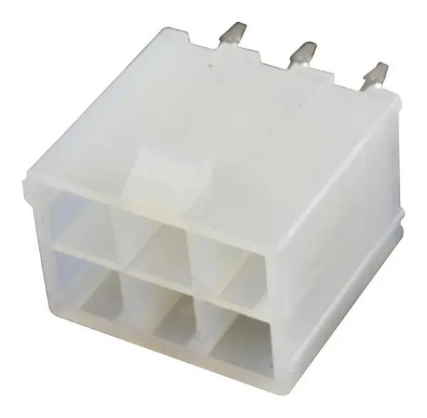 MOLEX / BRAD Header, Mini-Fit, 6 Way - 6 way