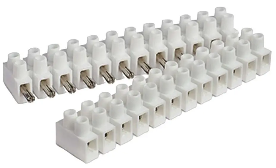 Block de connexion multipolaire 12 voies HYLEC, 45A, 450V CA, PA6.6
