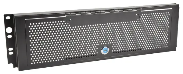 ADASTRA 3U Rack Security Mesh Panel Plate Black