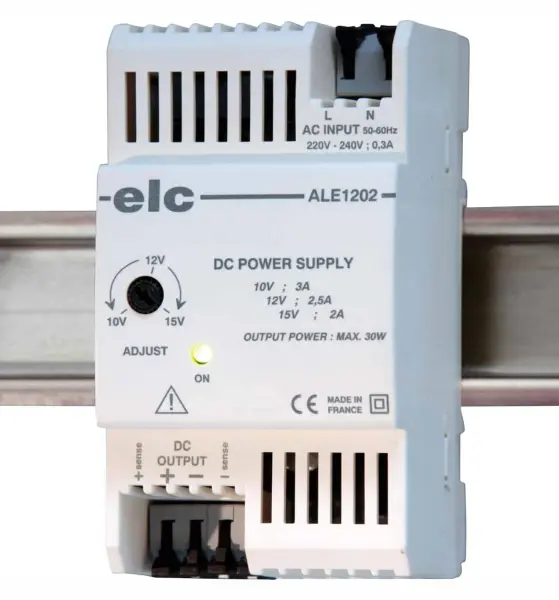 ELC 30W DIN Rail Power Supply, 10V DC 3A