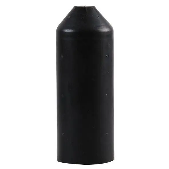 UNBRANDED Heat Shrink End Cap Black - 55mm