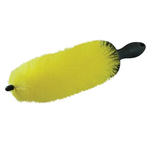 Silverline Grille & Wheel Brush, 370mm, Soft-Grip Handle