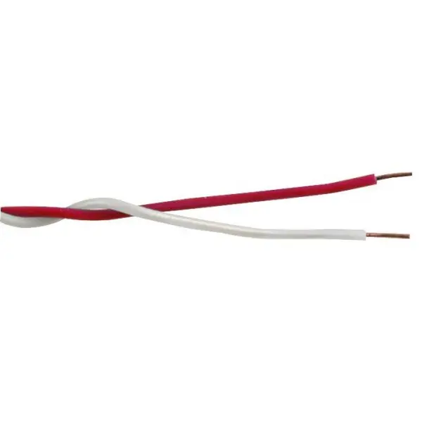 PRO POWER CW1109 Single Twisted Pair Telephone Jumper Wire Reel - White Red 100m