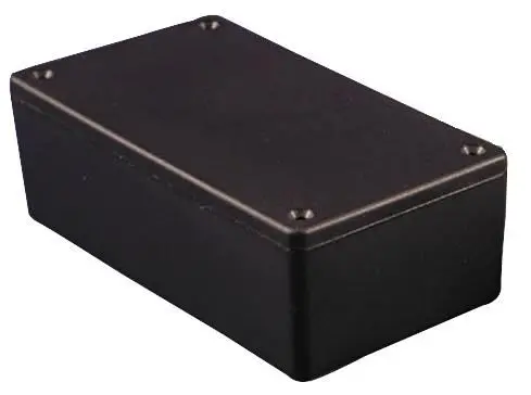 IP54 Black Flame Retardant ABS Enclosure 113x63x28mm