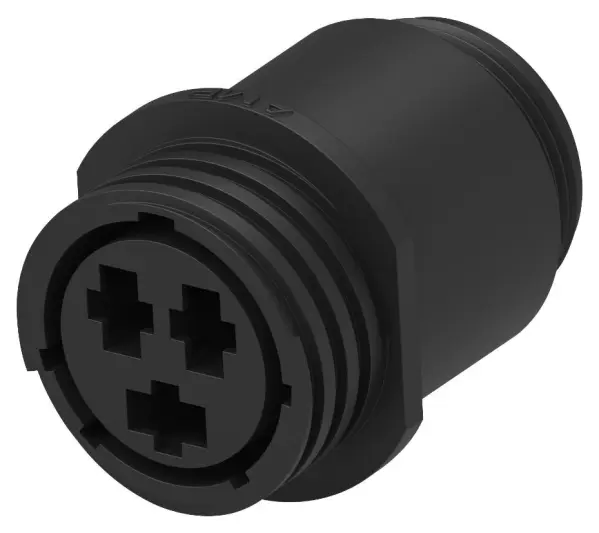 AMP - TE CONNECTIVITY 206425-2 Receptacle, 3-Way, Threaded Coupling