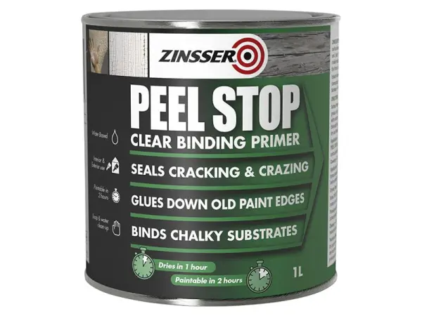 Zinsser Peel Stop Clear Πρωτοστρωτήρας Αγκύρωσης, 1 Λίτρο