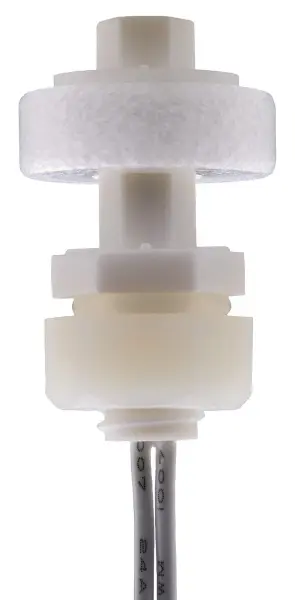PIC GMBH Polypropylene Vertical Float Switch, Normally Closed - 130V