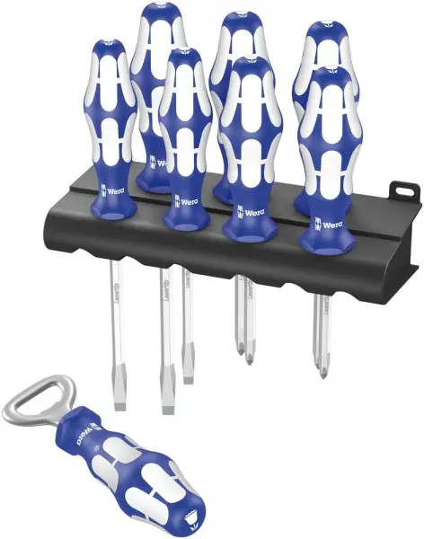 Ensemble de tournevis Wera Kraftform Édition Sport Écosse, 8 pièces