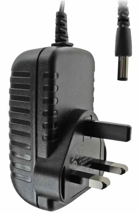 Powerpax 12V 2A Plug-In Power Supply, 2.1mm Plug