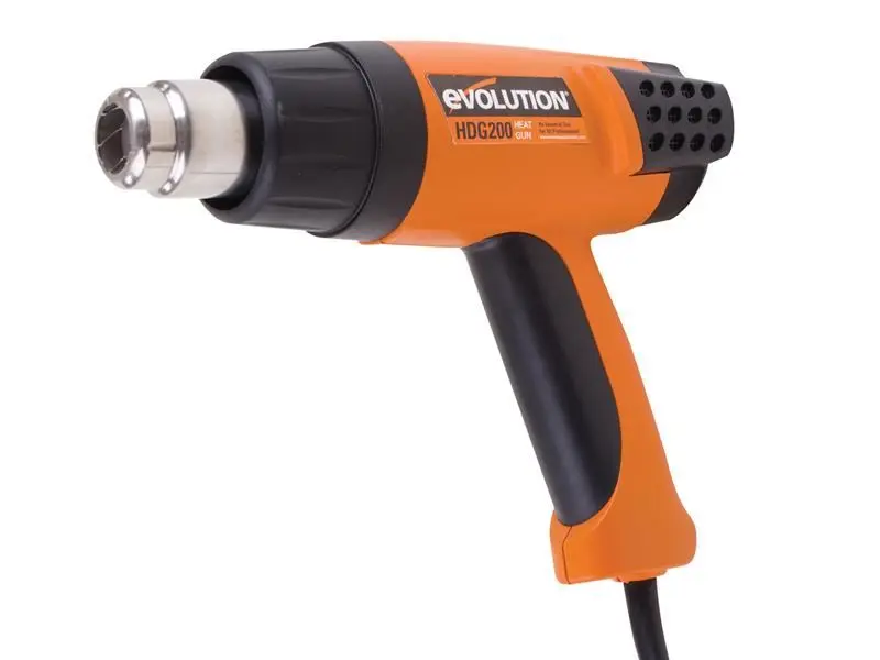 Evolution HDG2002 Digital Heat Gun 2000W with 4 Nozzles