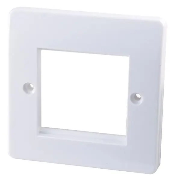 Clever Little Box Conec2 - Plaque frontale 1 module, Blanc, 50 x 50 mm