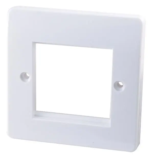Clever Little Box Conec2 Placa Frontal 1-Gang Branca, 50 x 50mm
