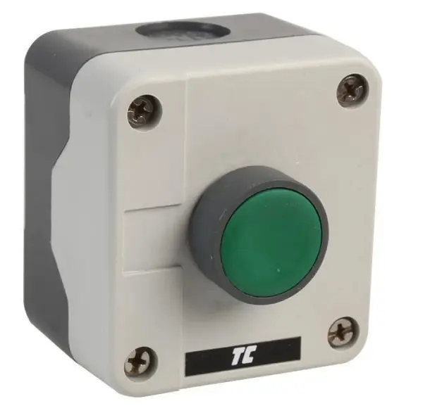 EUROPA 1N/O 순간 조작 스테이션, 그린, IP65