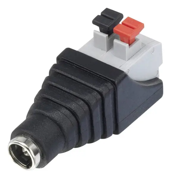 Clever Little BOX 2.1mm DC Power Plug to 2-Way Screw Terminal Adaptor