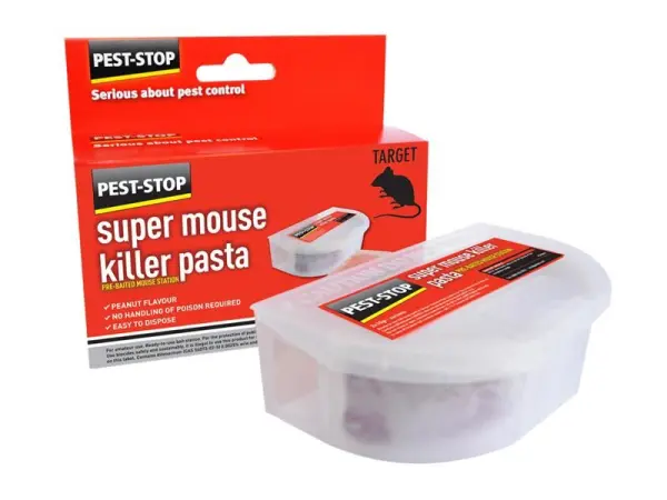 Pest-Stop Super Mouse Killer Pasta Pre-Baited Station