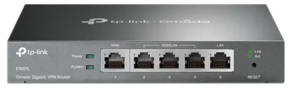 TP-Link ER605 Router Gigabit VPN, 5 Puertos, Omada SDN