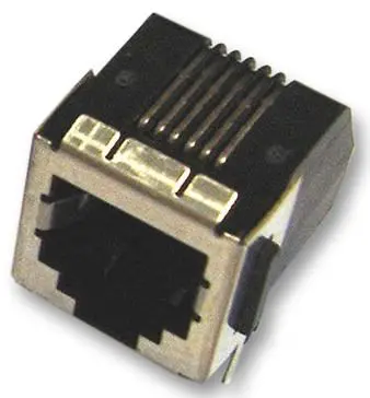 TE Connectivity 106066-2 RJ45, Conector Angulado Blindado 8P8C, Cat3