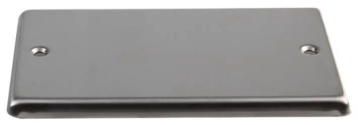 Volex 2-Drátová Krycí deska z nerezové oceli s kartáčovaným povrchem