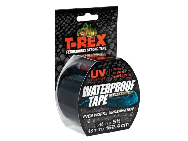 Shurtape T-REX Waterproof Tape, 50mm x 1.5m, UV-Resistant