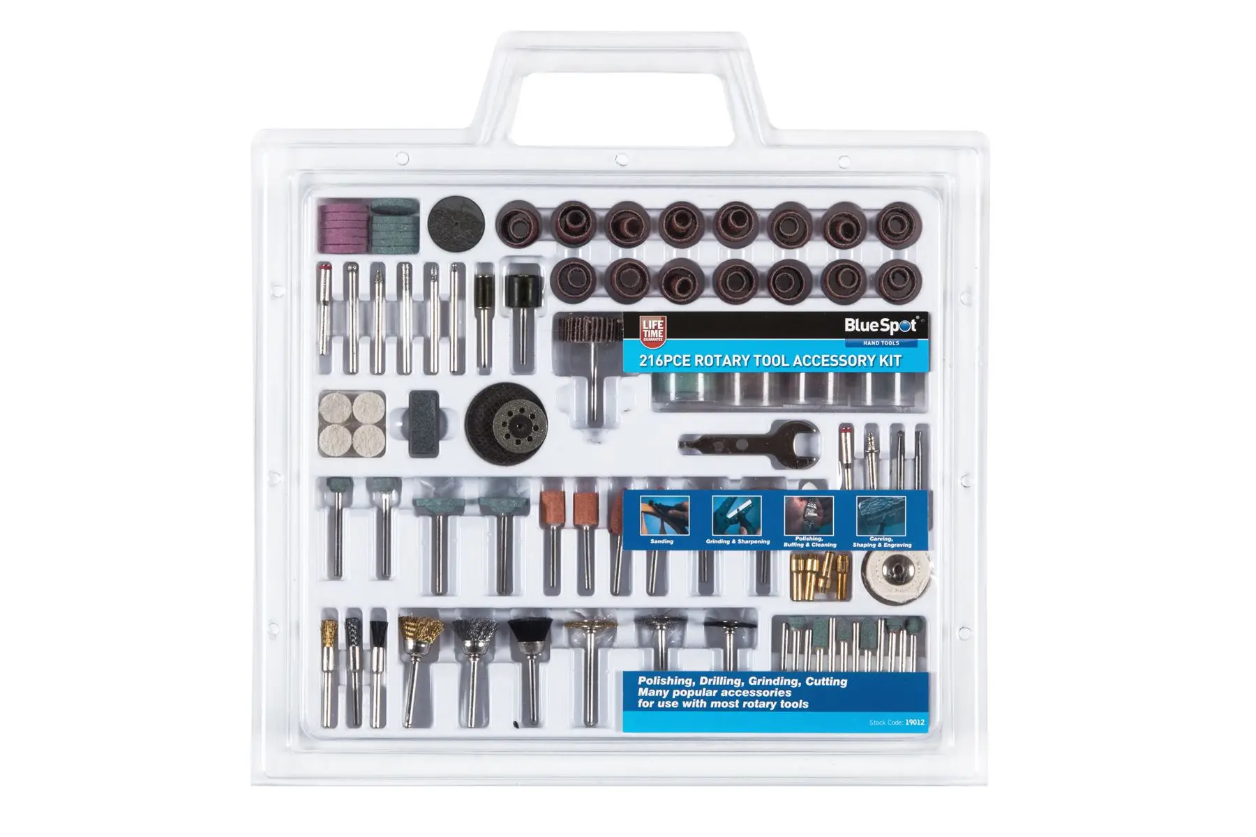 Blue Spot - Tacar 216-píosa d'Accessories d'Uirlis Rothlach