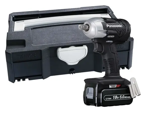 Panasonic EY75A8 1/2in Impact Wrench with 2x5.0Ah Batteries