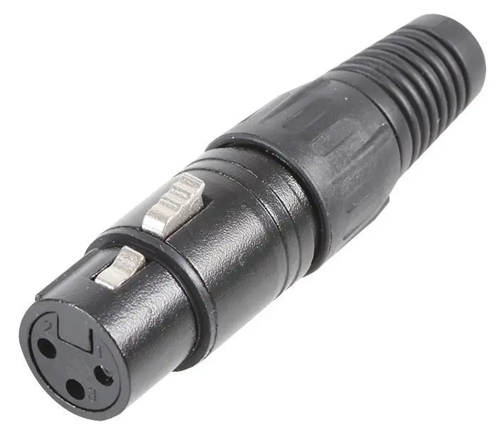 PULSE 3pin XLR konektor, černý