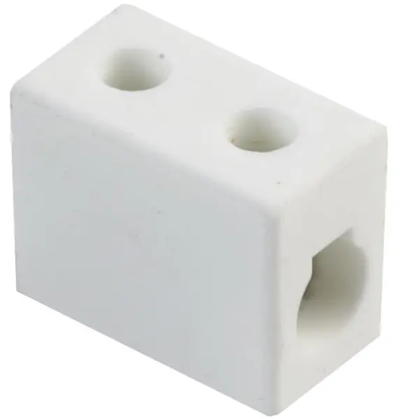 HiLo Ceramic Terminal Block, 1-Way, 30A, 1000°C