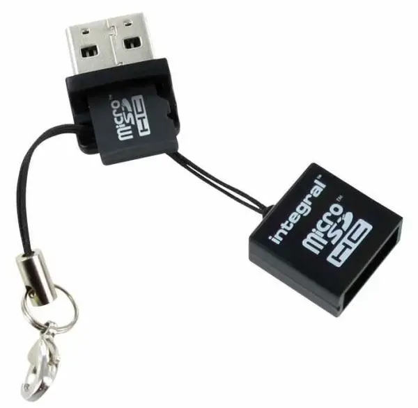 Integral MicroSD Kaartlezer met USB 2.0