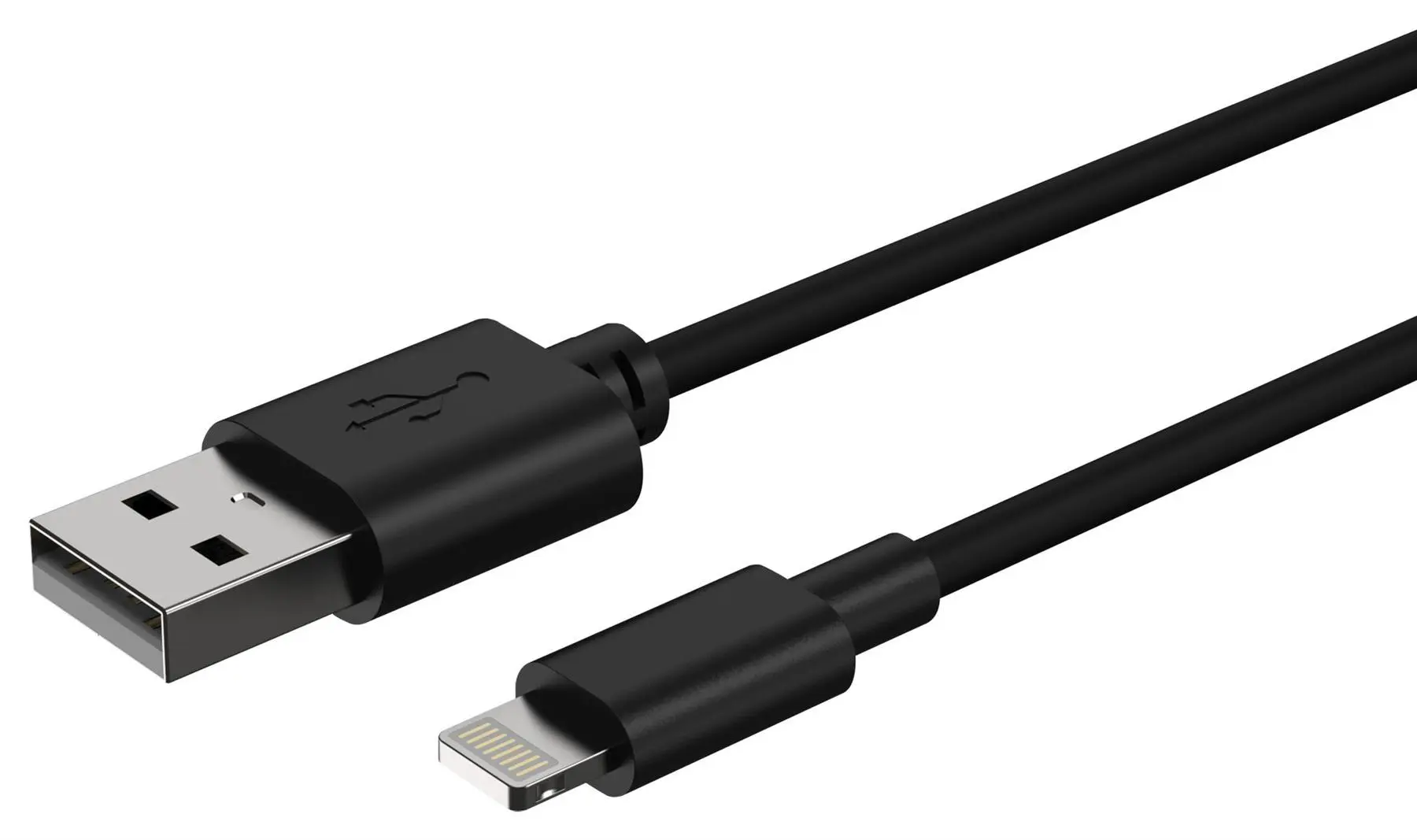 ANSMANN - Kabel USB-A ke Lightning untuk Pengecasan & Pemindahan Data, 1m