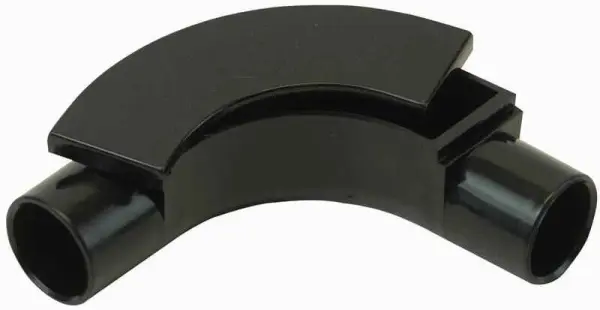 Pro Power Černá inspekční koleno 20mm pro kulatou trubku
