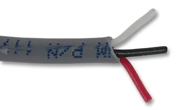 ALPHA WIRE - 3-adriges ungeschirmtes Industrie-PVC-Kabel 20 AWG, 300V, 30,5m