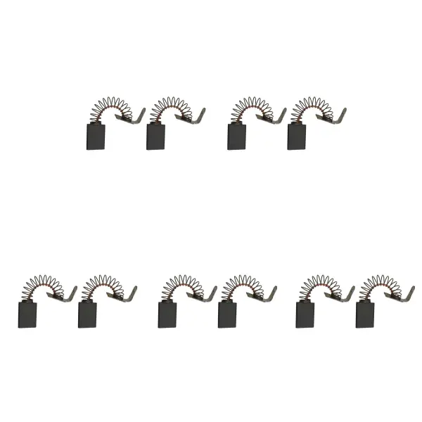 5 Coppie di Spazzole a Carbone per Trapano a Martello Hilti 62-72