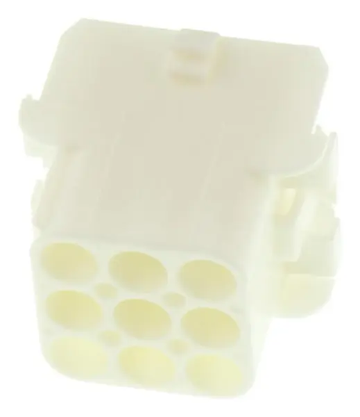 Boîtier de réceptacle AMP TE Connectivity Mate-N-Lok, 9 positions, 3 rangées