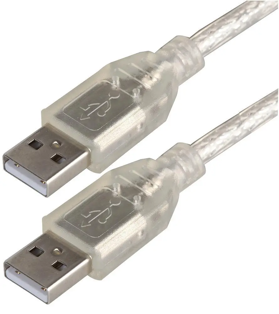 PRO SIGNAL USB 2.0 A - A Kabel, 2m, průhledný