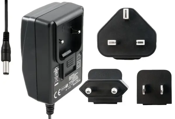 Stontronics 18V 1A Plug & Go Internationales Netzteil mit 2,1mm-Stecker